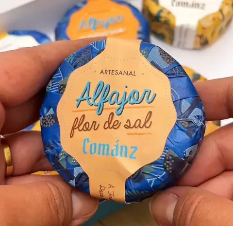 Alfajor Artesanal Flor de Sal - Cománz 88g