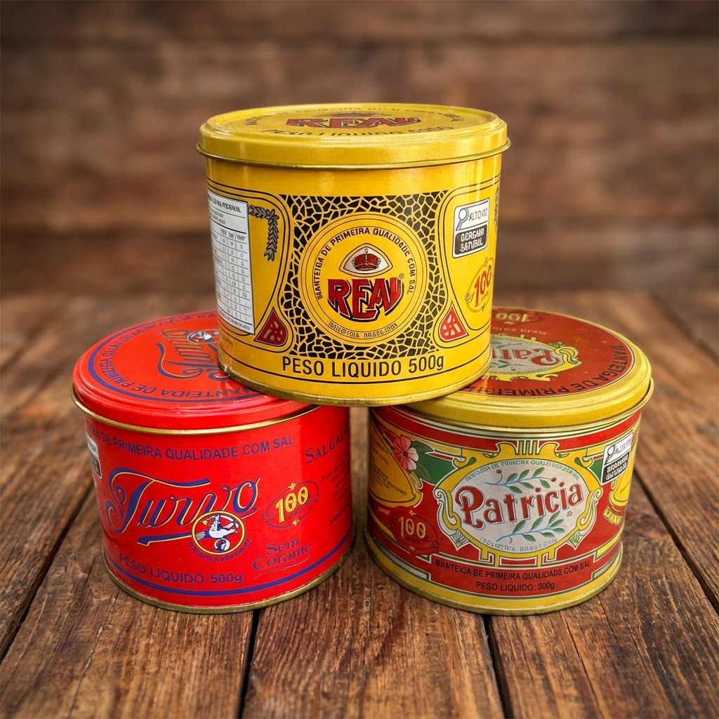 Kit 3 Manteigas 500g (Real + Turvo + Patricia)