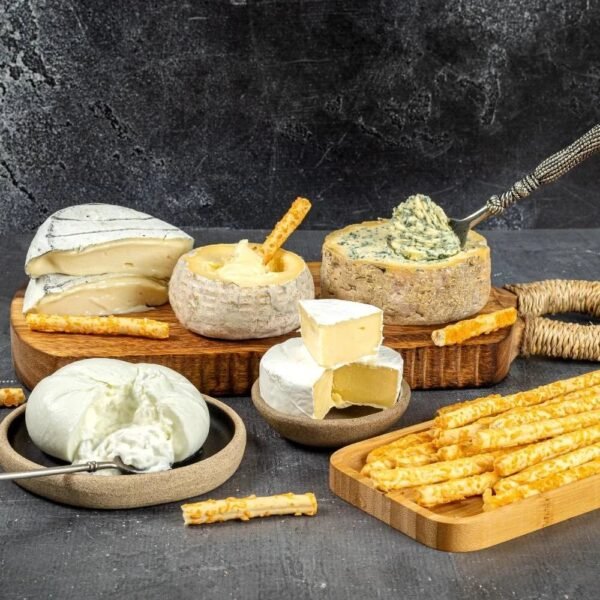 Seleção 5 Queijos Cremosos + BRINDE Grissini de Parmesão