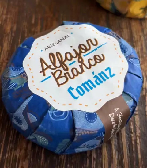 Alfajor Artesanal Chocolate Branco - Cománz 88g