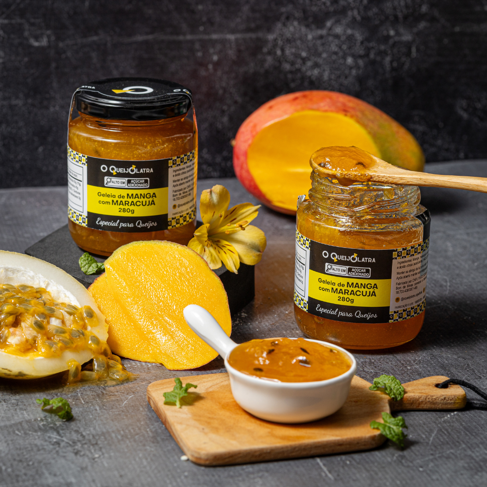 Geleia Artesanal Especial para Queijos –  Manga Com Maracujá  Sweet Pepper 280G